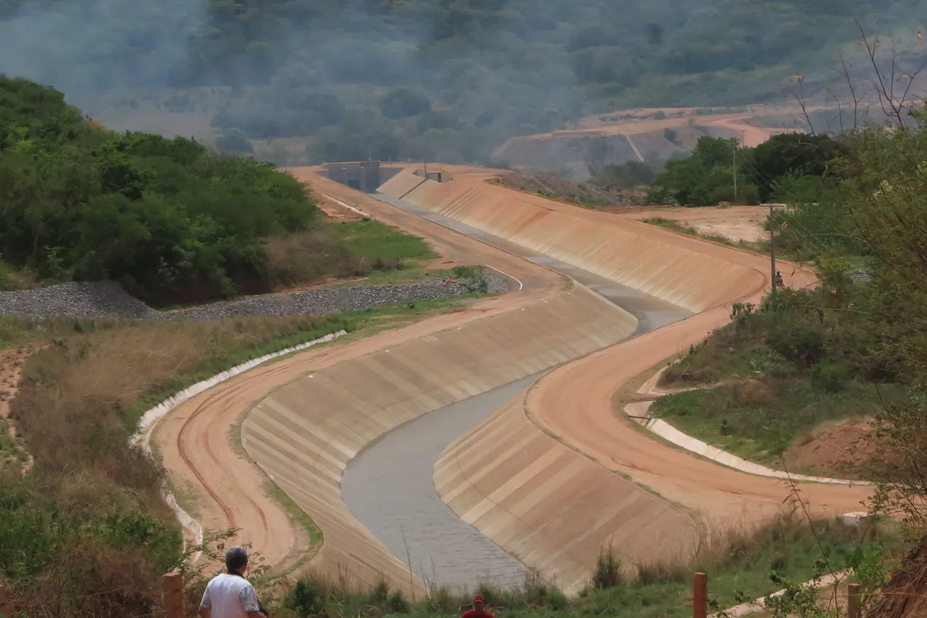 Trecho emergencial do Cinturão das Águas foi inaugurado em fevereiro deste ano.