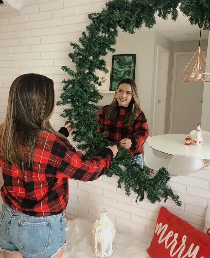 Clássica, a estampa xadrez é uma opção criativa e diferente para você usar no Natal deste ano