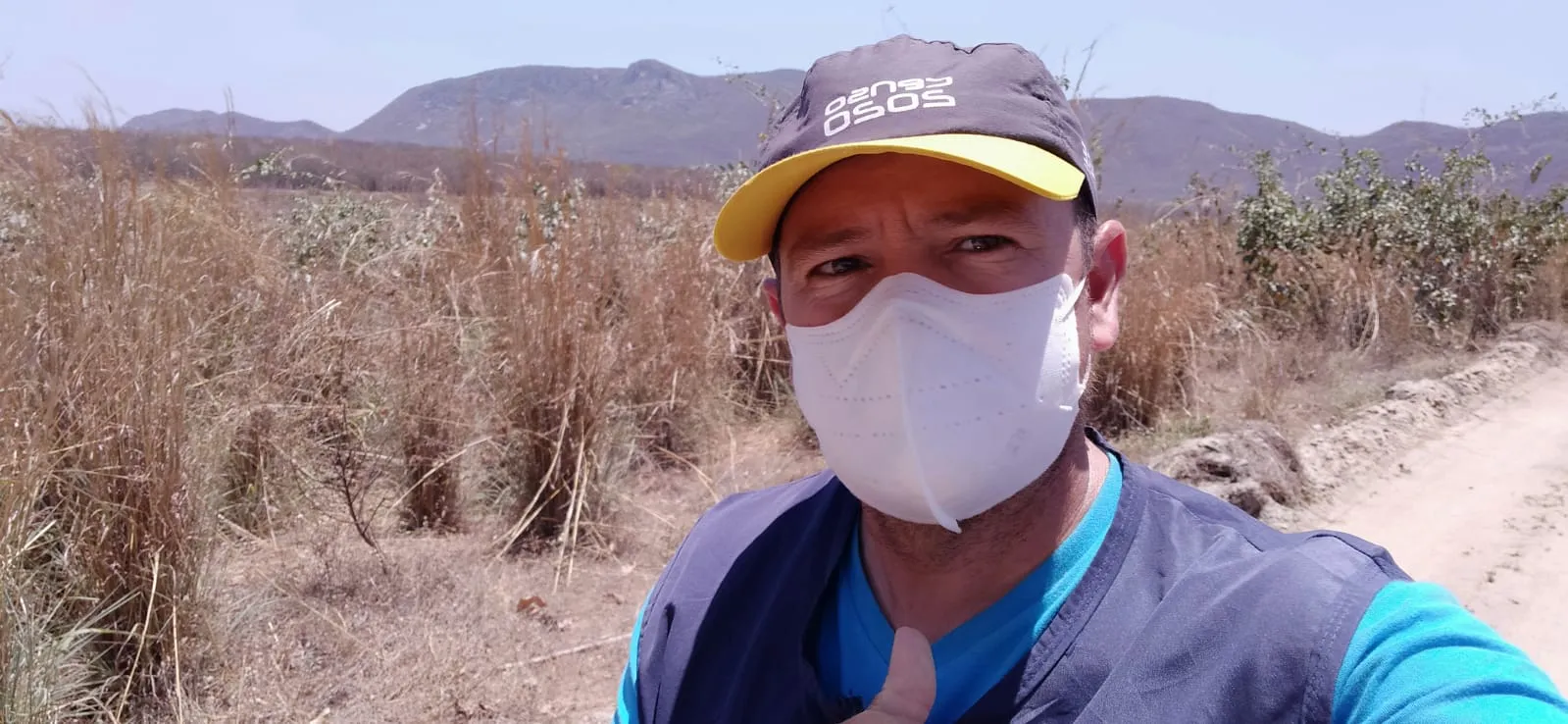 Além da canoa, José Ferreira também fez trajetos de moto e a pé