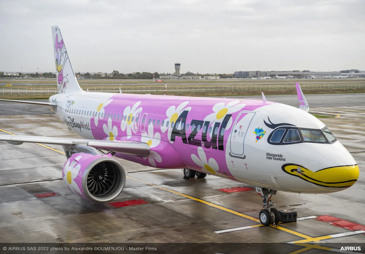 Avião da Margarida apresentado na França na semana passada