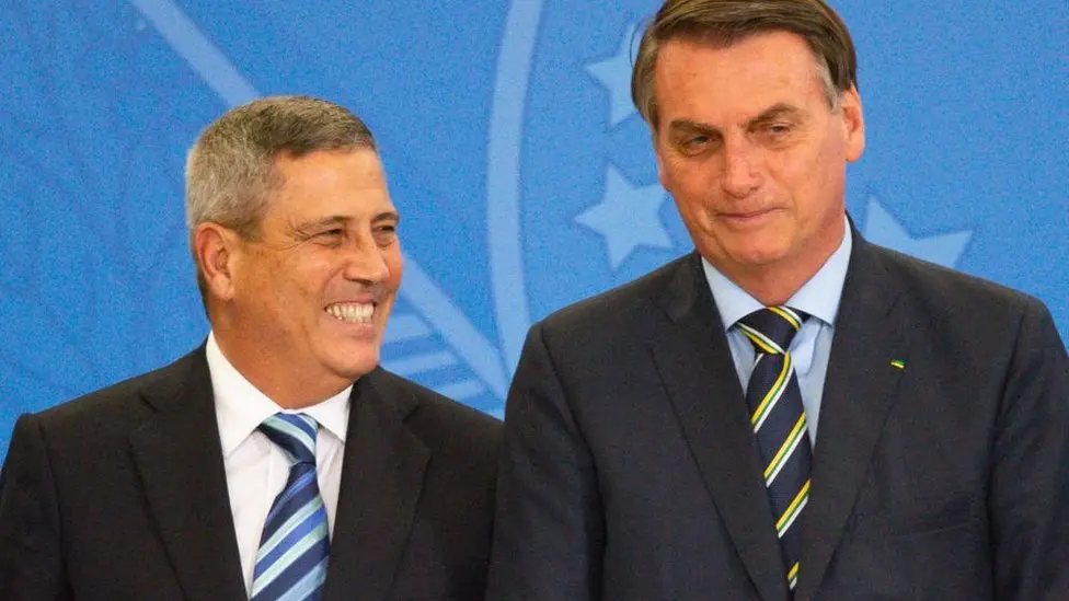 Imagem da notícia: Braga Netto e militares das Forças Armadas são recebidos por Bolsonaro no Palácio da Alvorada