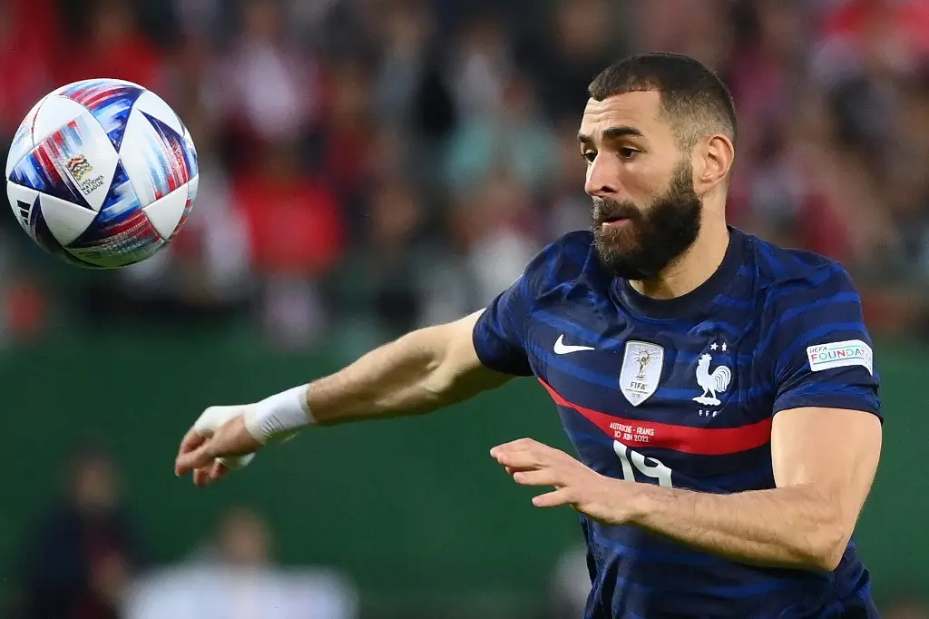 Imagem da notícia: Benzema está recuperado da lesão e deve voltar a jogar pela França na Copa do Mundo