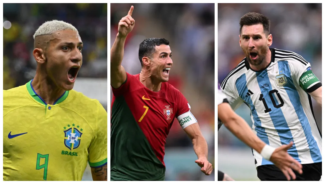 A Seleção Brasileira bateu um recorde da Copa do Mundo, assim como Cristiano Ronaldo e Lionel Messi
