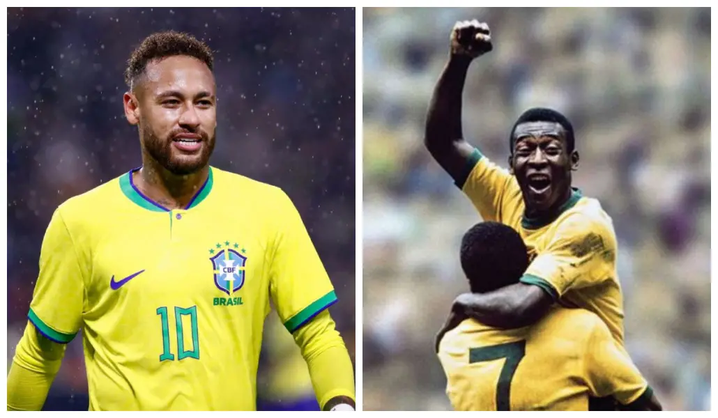 Imagem da notícia Neymar pode superar recorde de Pelé na Seleção Brasileira durante Copa do Mundo; veja marca