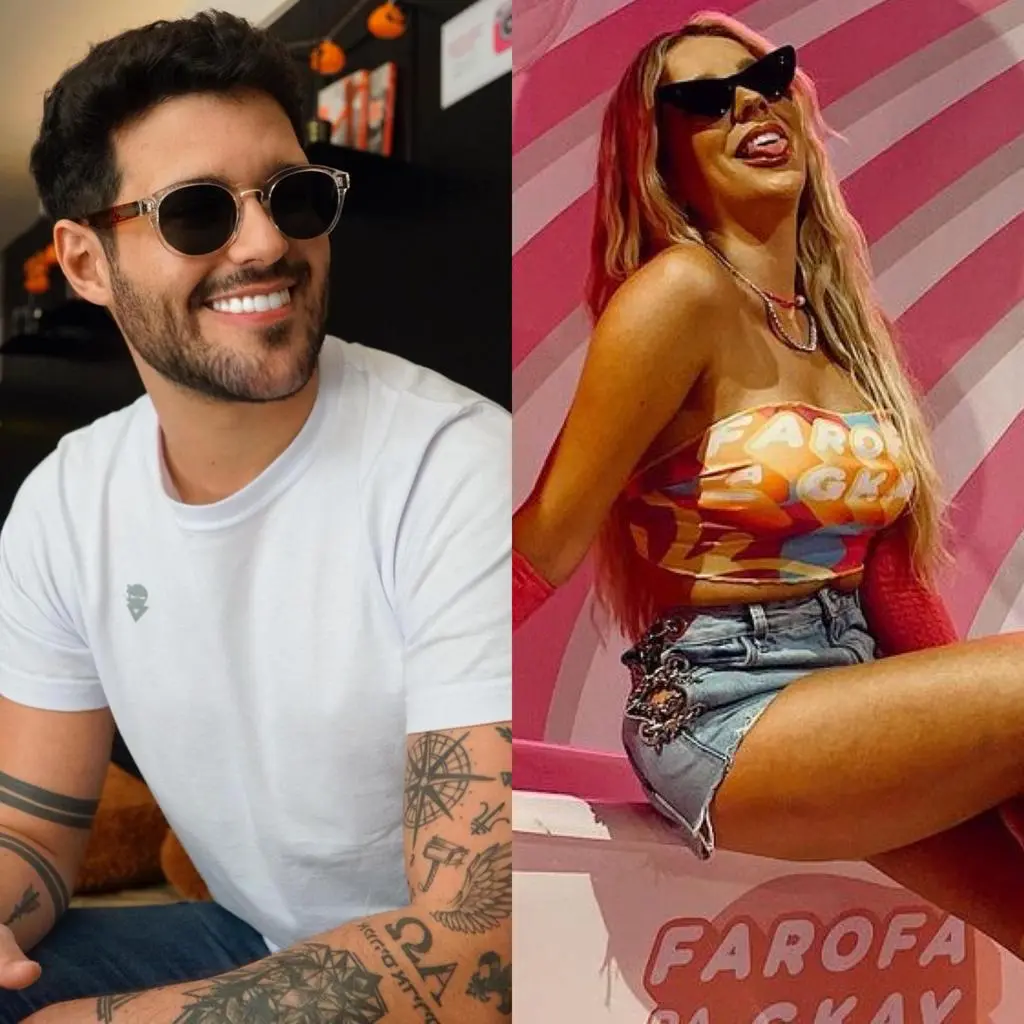 Imagem da notícia: Rodrigo Mussi e Gabi Lopes estrearam o Dark Room na Farofa da Gkay