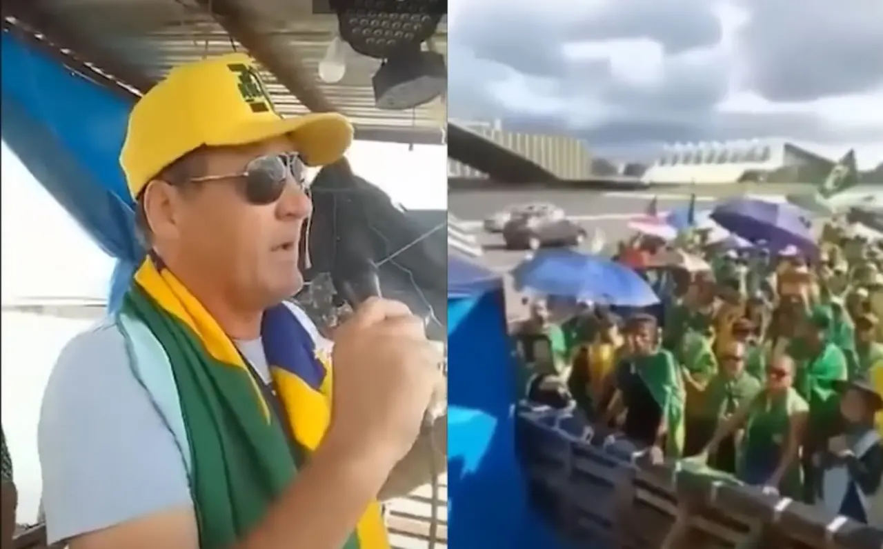 Imagem da notícia: PF prende empresário Milton Baldin, que convocou atiradores para atos em Brasília 