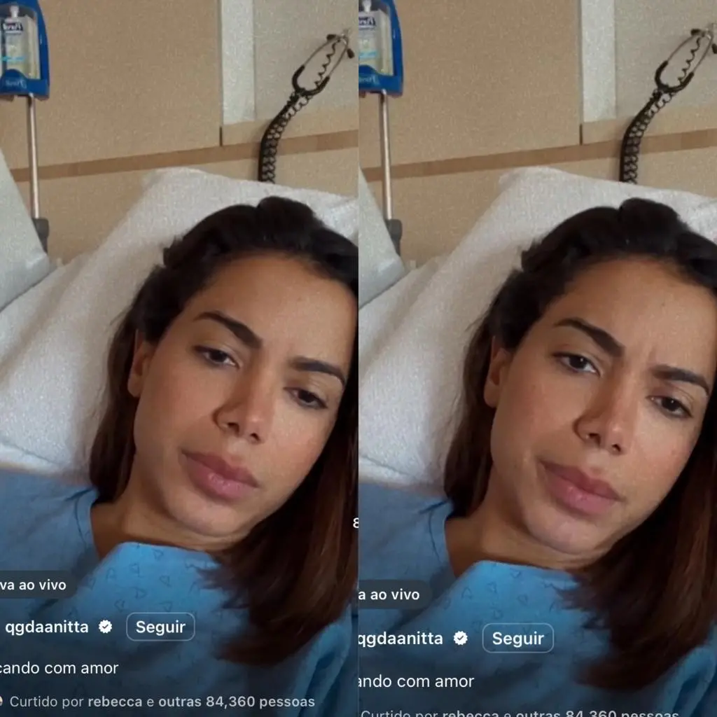 Imagem da notícia: Anitta tranquiliza fãs após ser internada pela 2ª vez em menos de uma semana: 'Tudo sob controle'