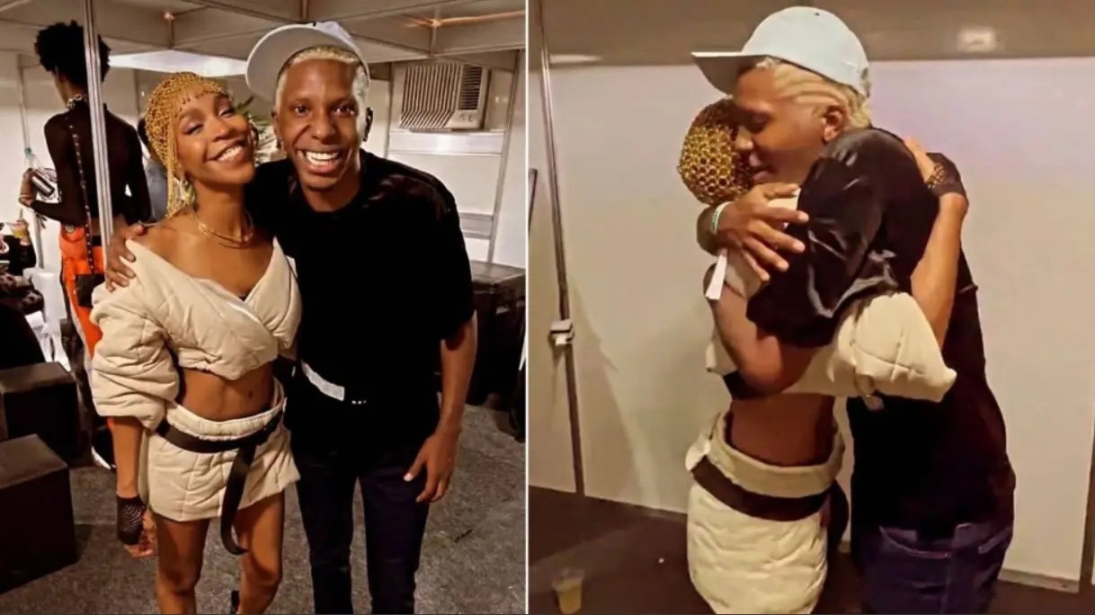 Imagem da notícia: Karol Conká e Lucas Penteado se reencontram pela primeira vez após BBB 21