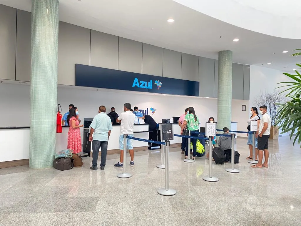 Instalações da Azul no Aeroporto de São Raimundo Nonato