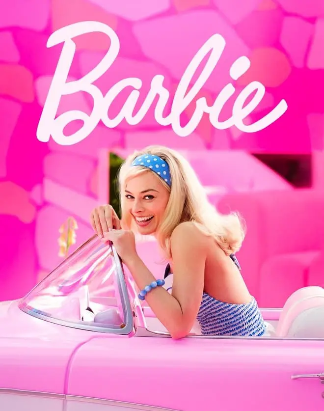 Imagem da notícia: Live-action de Barbie ganha teaser com Margot Robbie parodiando clássico do cinema; assista 