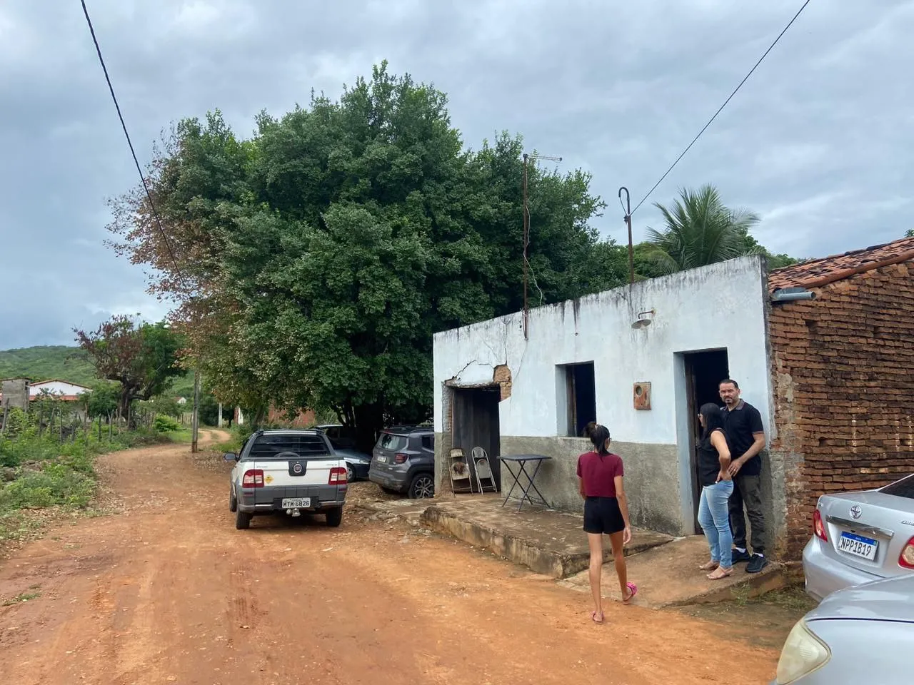 Casa da avó onde estava programado o Natal