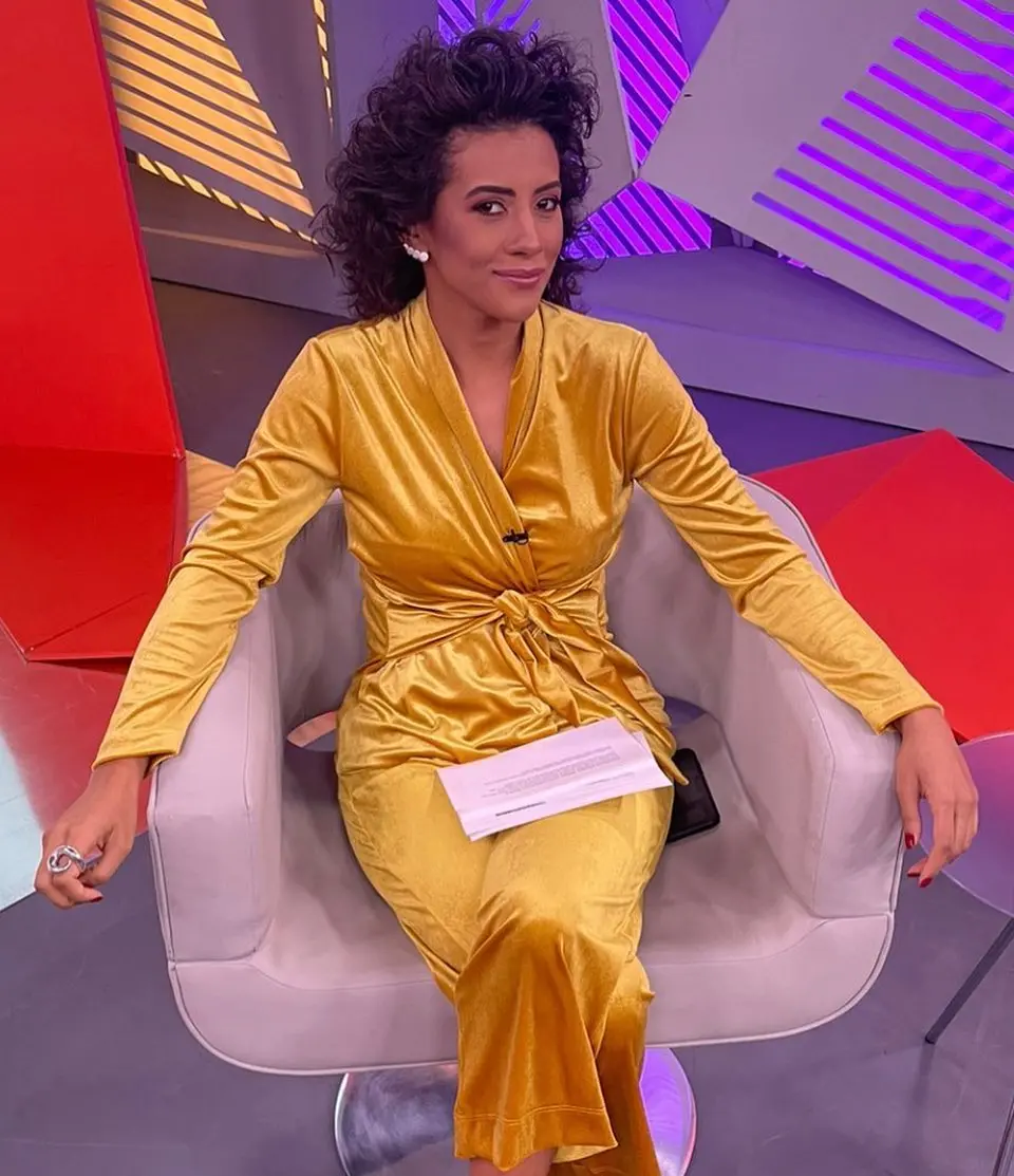 Imagem da notícia: Jornalista Aline Midlej anuncia que está grávida da primeira filha