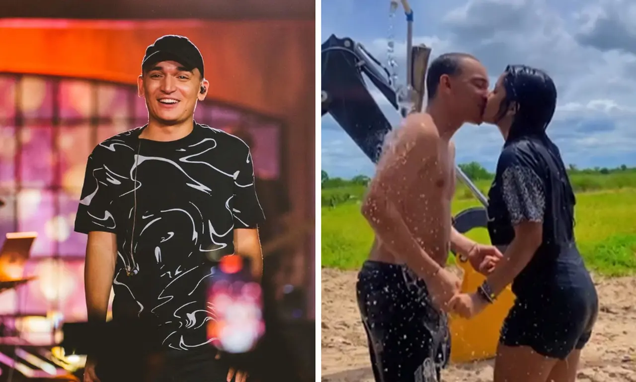 Imagem da notícia: João Gomes aparece beijando affair durante folga em Pernambuco