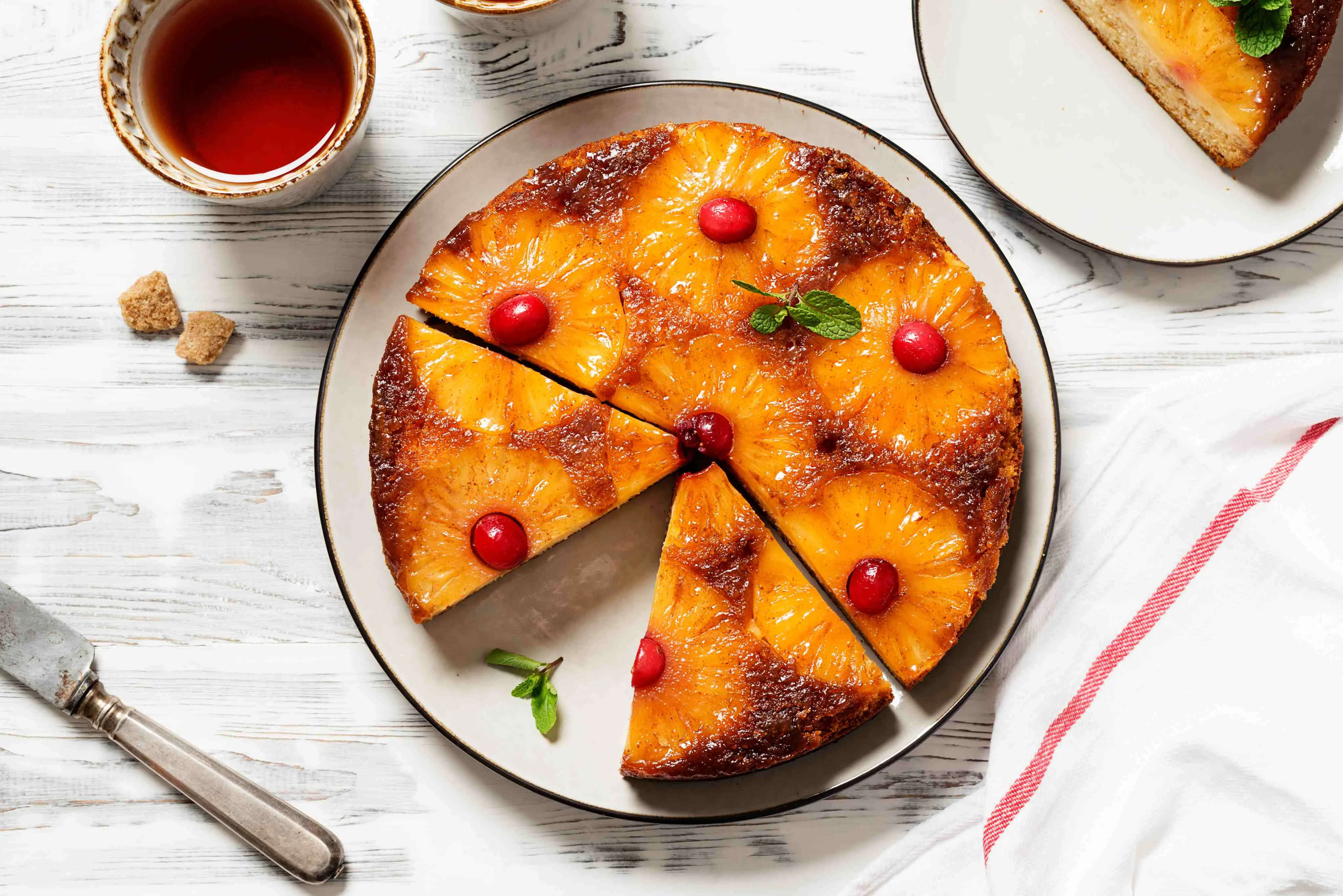 A torta é uma opção de comida cremosa e saborosa