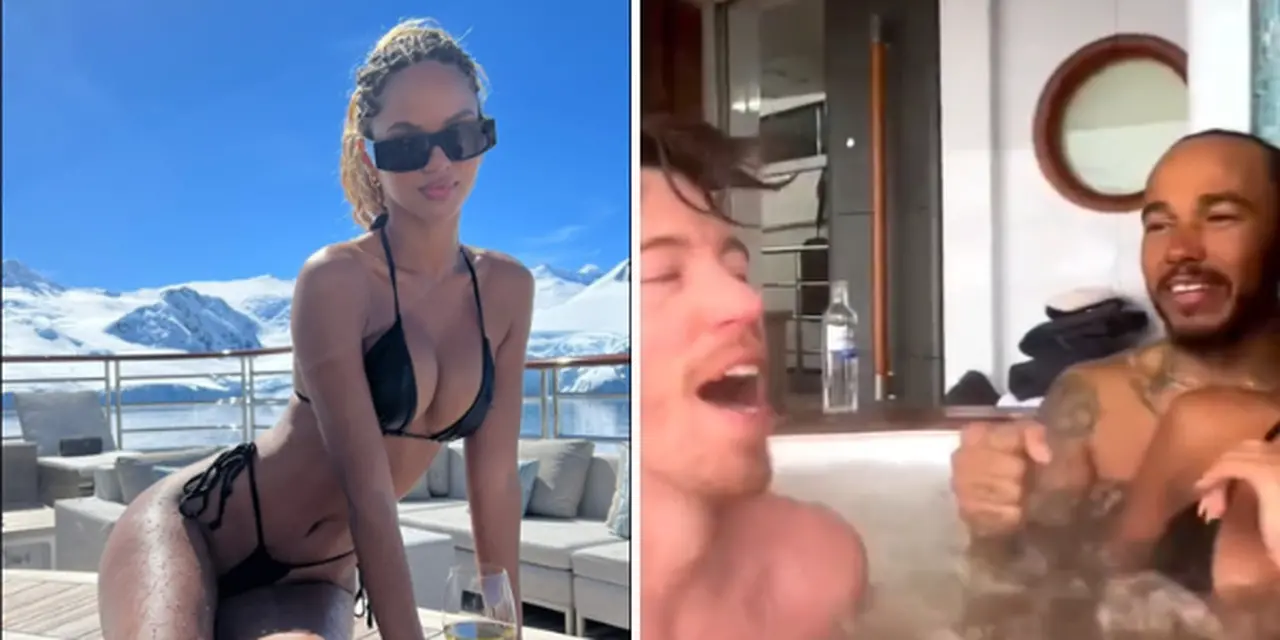 Imagem da notícia: Juliana Nalú posta foto na Antártida e aumenta rumores de affair com Lewis Hamilton
