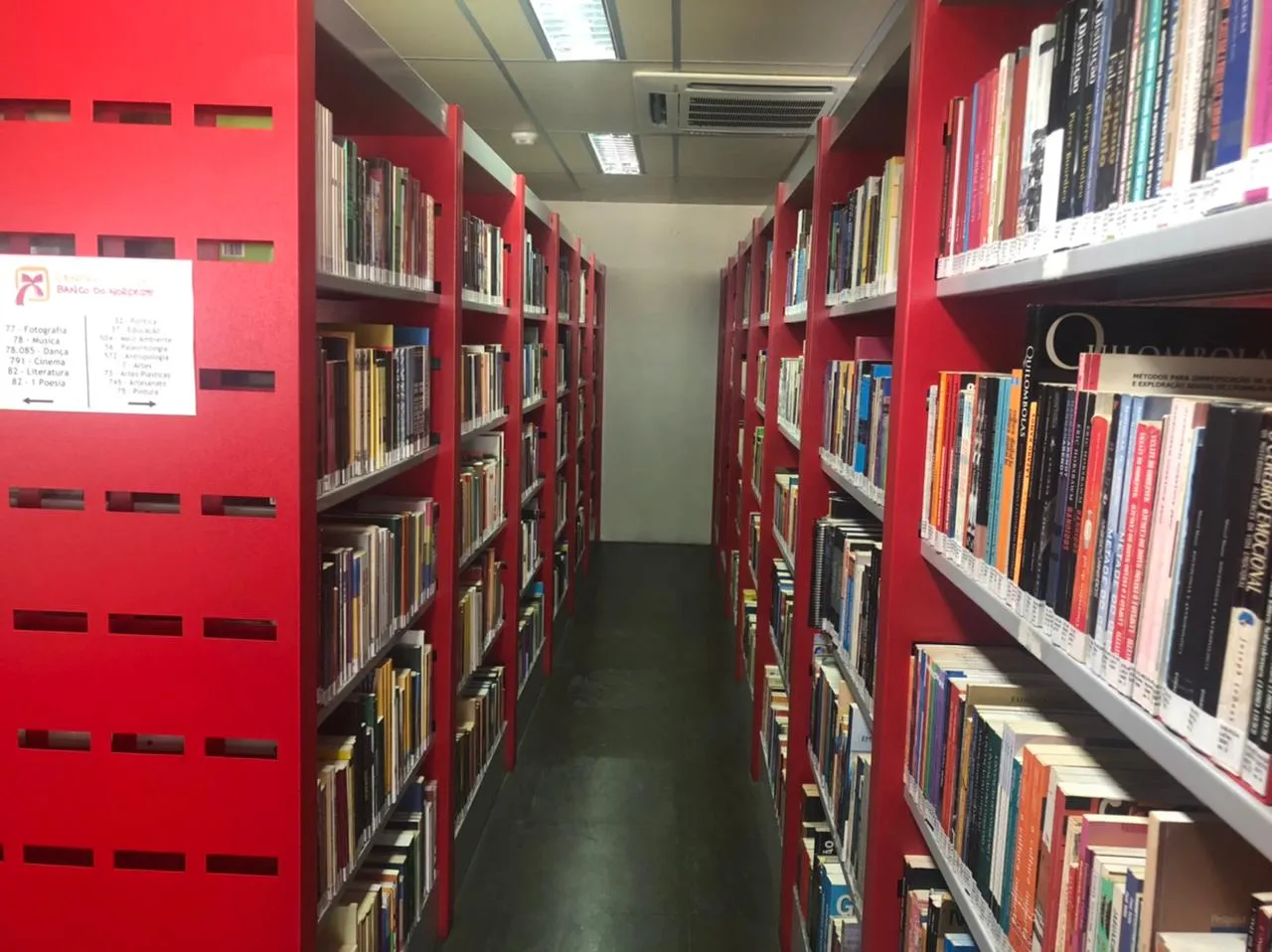Acervo da biblioteca tem cerca de 14 mil exemplares