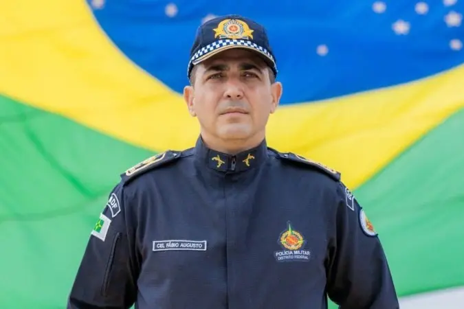 Imagem da notícia: Coronel Fábio Augusto, ex-comandante da Polícia Militar do DF, é preso