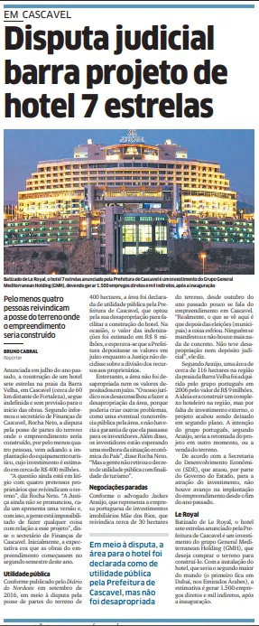 Matéria de 7 de fevereiro de 2017, no Diário do Nordeste