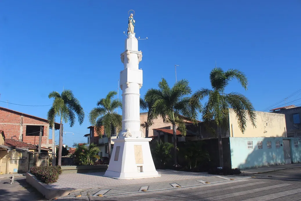 Obelisco de Nossa Senhora do Ó atualmente, após passar por revitalização