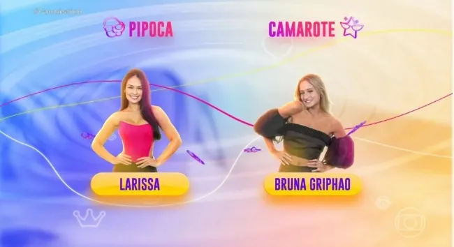 Larissa e Bruna Griphao formam dupla no BBB 23