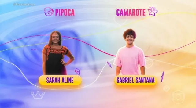 Sarah Aline e Gabriel Santana formam dupla no BBB 23