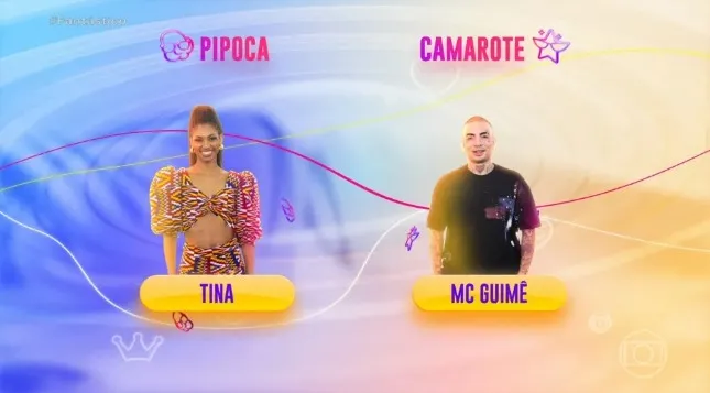 Tina e MC Guimê formam dupla no BBB 23