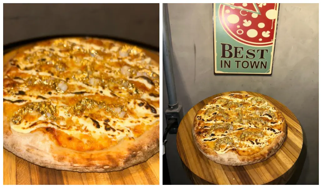 Imagem da notícia: Após bife, Fortaleza passa a ter 'pizza de ouro'; saiba quanto custa