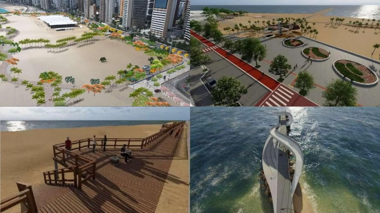 Imagem da notícia: Beira-Mar de Fortaleza e Praia de Iracema devem ter novas obras; saiba o que vai mudar