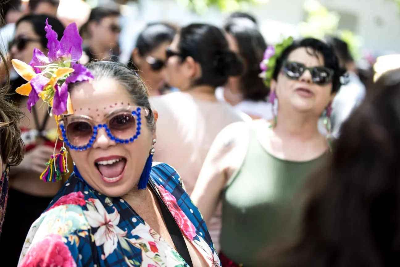Pré-Carnaval na Praça dos Correios, em Fortaleza