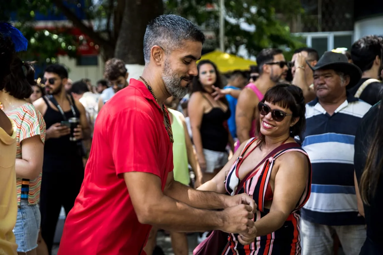 Pré-Carnaval na Praça dos Correios, em Fortaleza