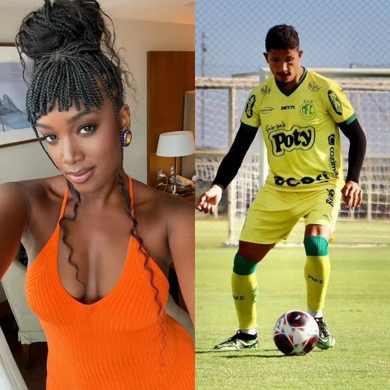 Imagem da notícia: Iza assiste a jogo de novo affair, o jogador Yuri Lima, do Mirassol, em estádio em São Paulo