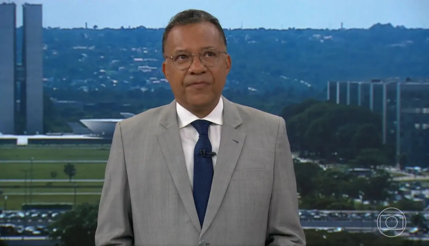 Imagem da notícia: Jornalista Heraldo Pereira chora ao vivo com morte de Glória Maria: 'momento muito difícil'