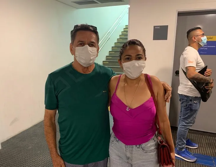 Passageiros da Azul Conecta, José Carlos e sua esposa Maria Carvalho aprovaram a conveniência do voo