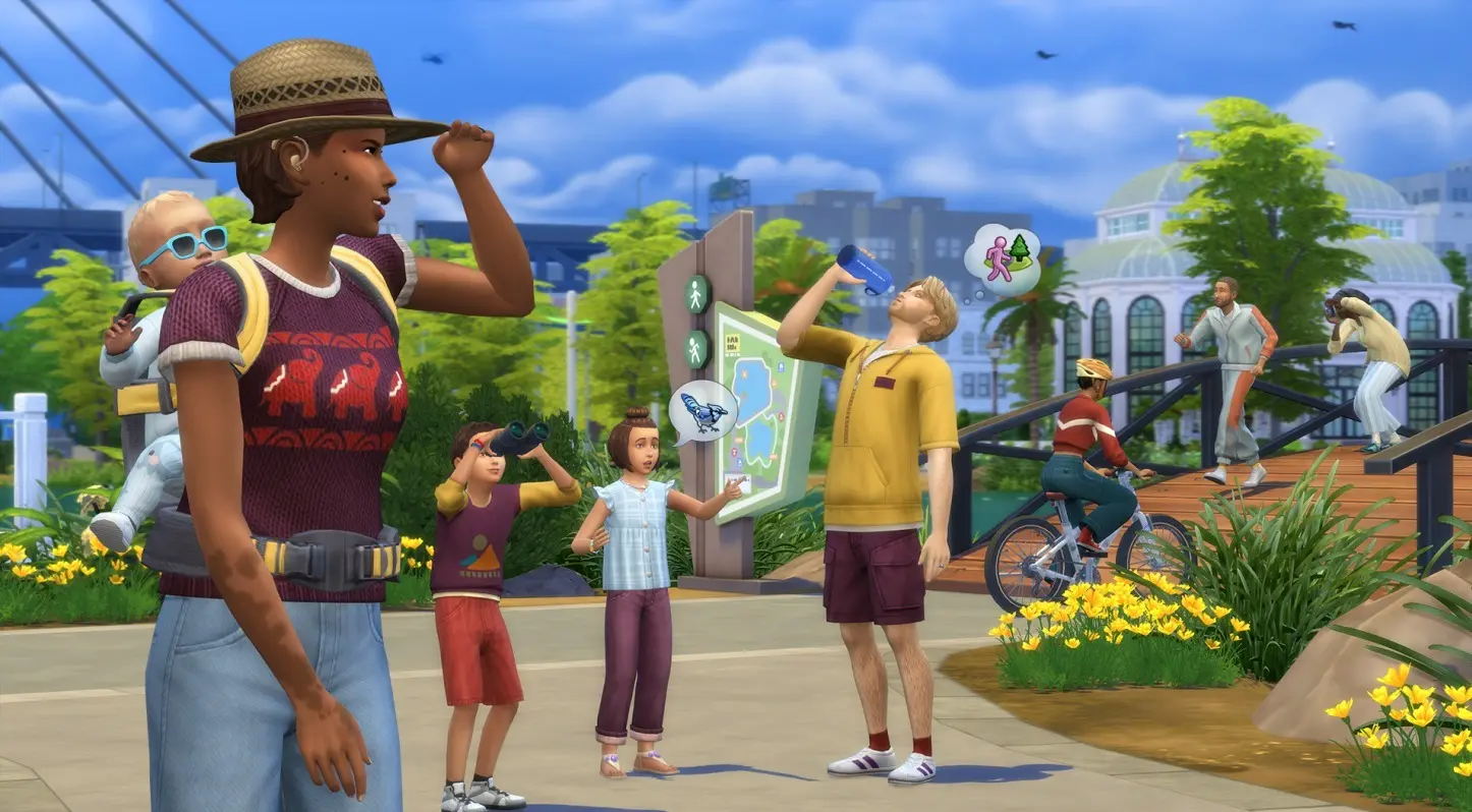 Sims na cidade de San Sequoia