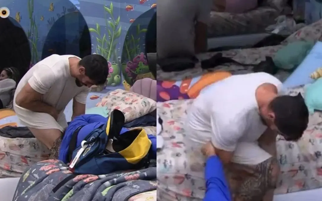 Imagem da notícia: Paula é acusada de assédio após tentar puxar roupa de Cara de Sapato no BBB 23 