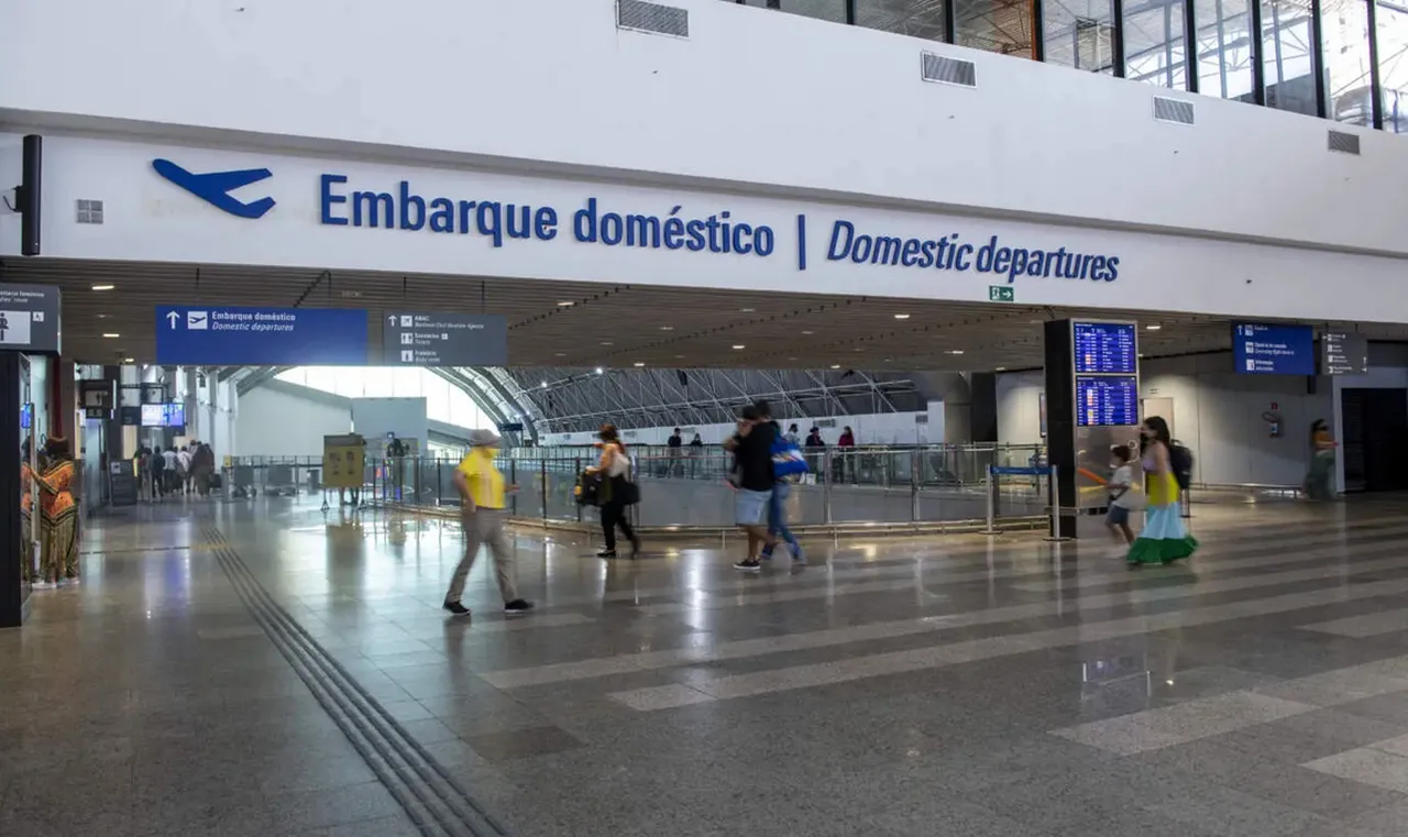 Embarque doméstico do Aeroporto de Fortaleza