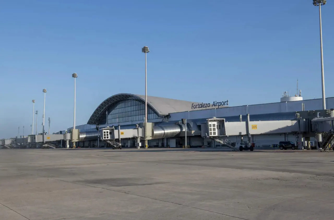 Pátio de aeronaves do Aeroporto de Fortaleza