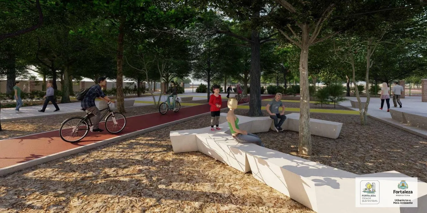 Projeto prevê solução para circulação mista entre pedestres e ciclistas, por meio de implantação de ciclorrota