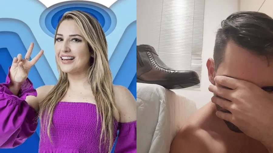Imagem da notícia: Irmão de Amanda tenta incluir spoiler em vídeo, mas é barrado pelo BBB 23: 'tive que gravar 5 vezes'
