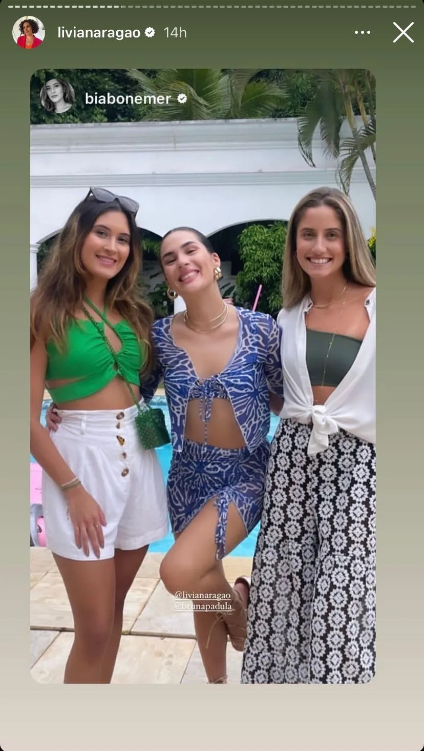 Amigos de Lívian participaram da festa