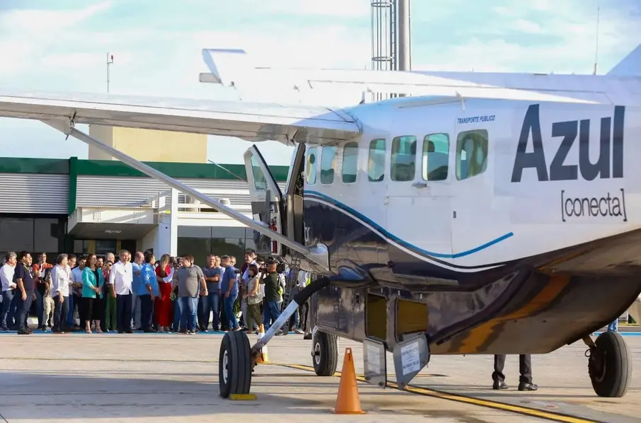 Imagem da notícia: Flight Report: veja como foi o primeiro voo para o novo aeroporto de Sobral