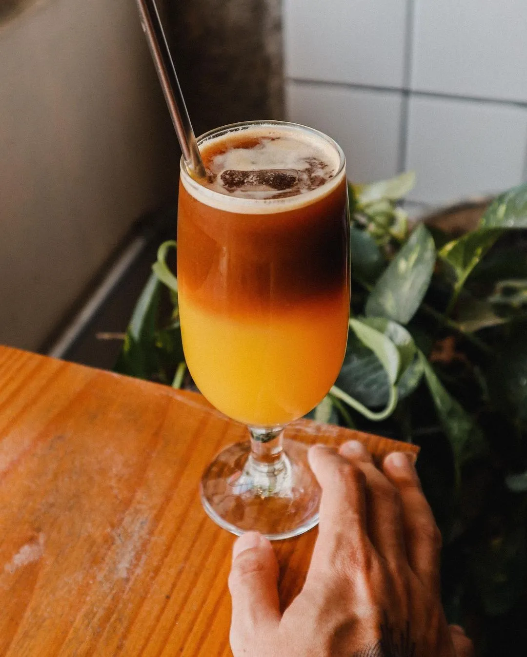 Orange coffee, do Torra, é um café gelado feito com suco de laranja e espresso