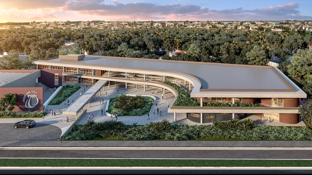 Imagem da notícia: Colégio Santa Cecília vai abrir unidade no Eusébio em 2024; veja fotos do projeto