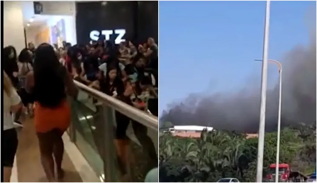 incêndio em shopping em São Luís