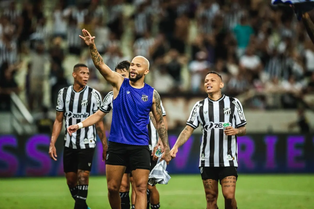 Imagem da notícia: Aproveitamento do Ceará sem trio de ataque titular cai quase pela metade; veja números