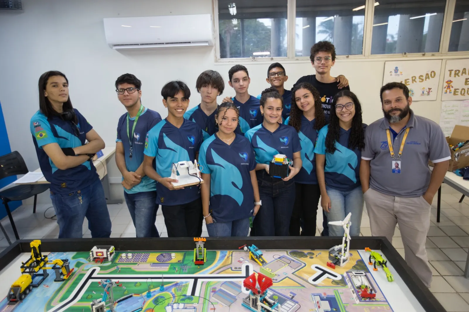 Equipe se prepara para viagem à Brasília