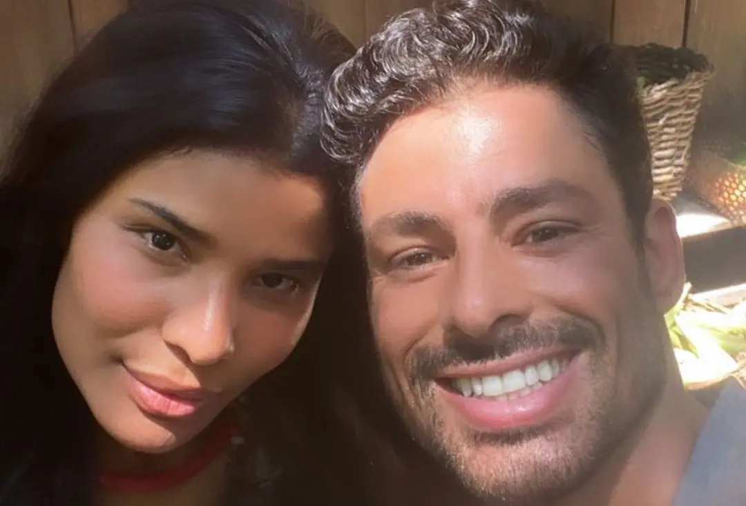Imagem da notícia: Cearense Suyane Moreira celebra reencontro com Cauã Reymond em bastidores de nova novela
