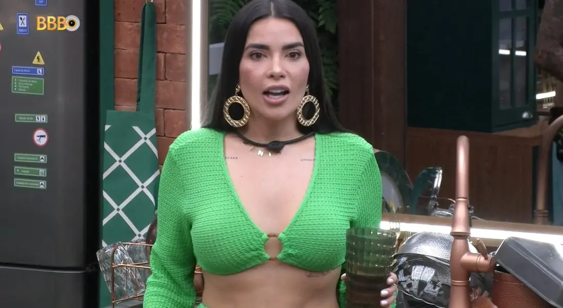 Imagem da notícia:  Mexicana Dania Mendez entra no BBB 23; veja momento em que ela aparece na casa