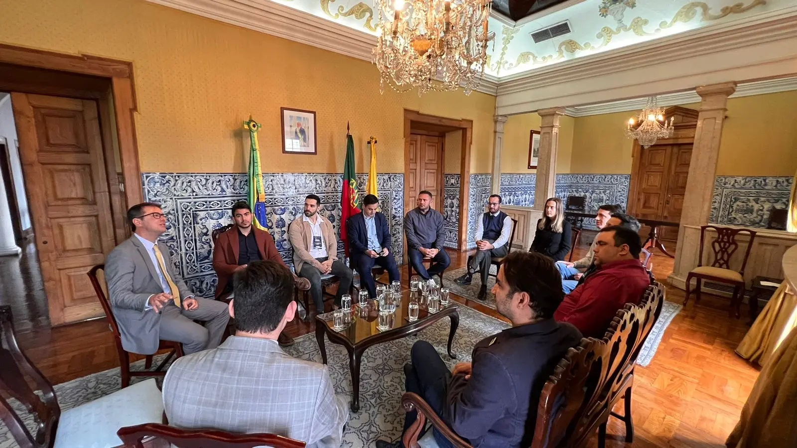 Imagem da notícia: Empresários da AJE Fortaleza tratam de H2V em visita a Portugal