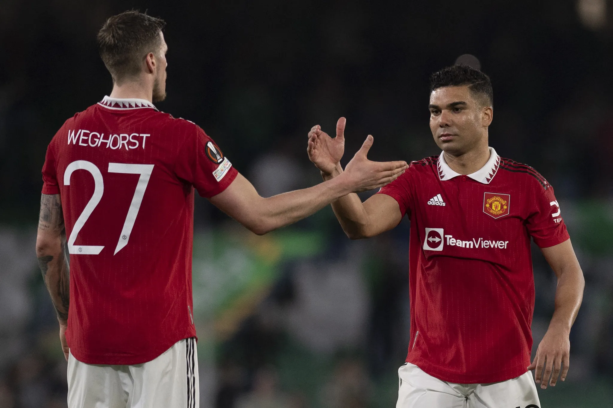 O brasileiro Casemiro é um dos destaques do United